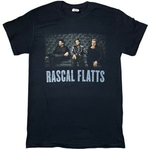 NWOT Rascal Flatts Rhythm & Roots Tour 2017 Graphic T-Shirt Black Unisex S